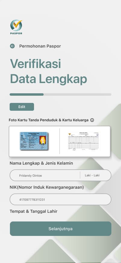 Step 2: Verifikasi Dokumen