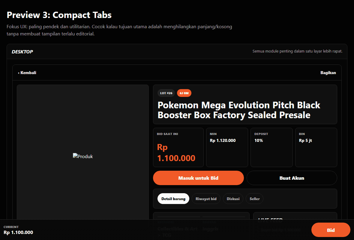 Compact Tabs Mode